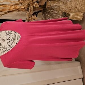 BRAND NEW WITH TAG ROSE COLOR SHORT SLEEVE TOP